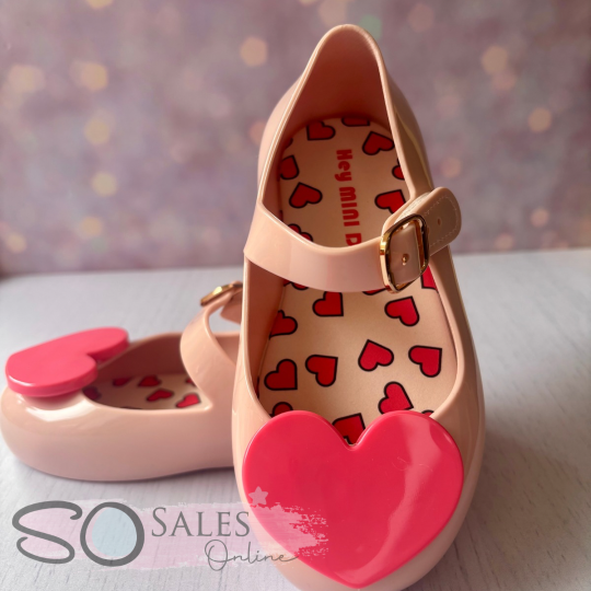 Sweet Heart Jelly Shoes