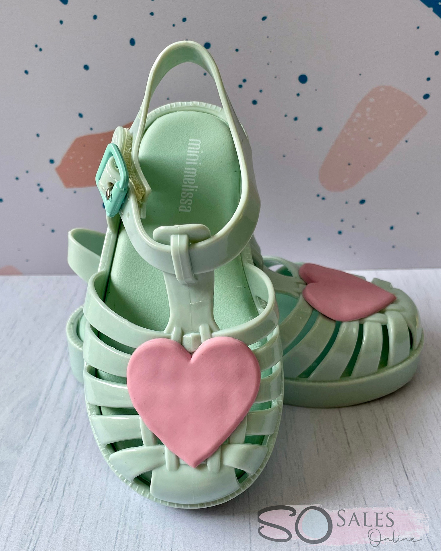 Sandalias Corazón Pastel